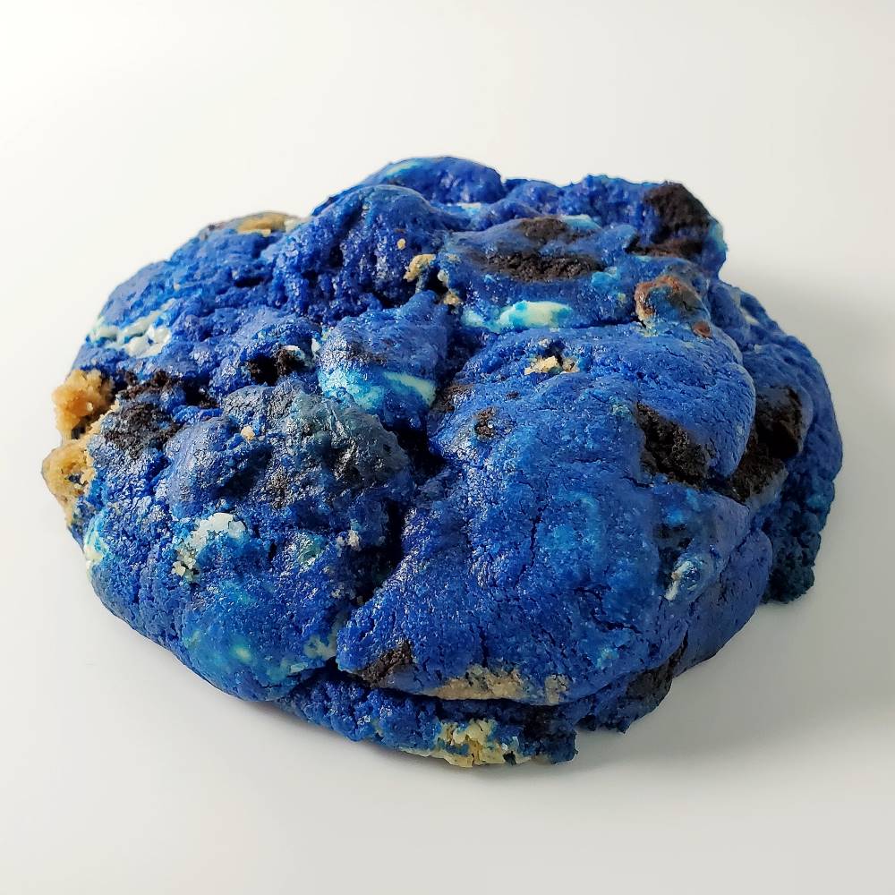 Blue Cookie Monster Edmonton Cookies By Liam Home Bakery Angle