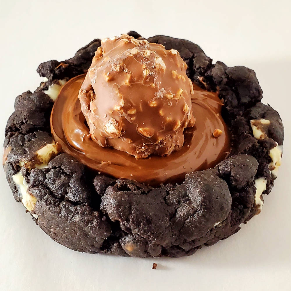 Choco Nutella Ferrero Deep Dish Cookie Edmonton Cookies By Liam Angle