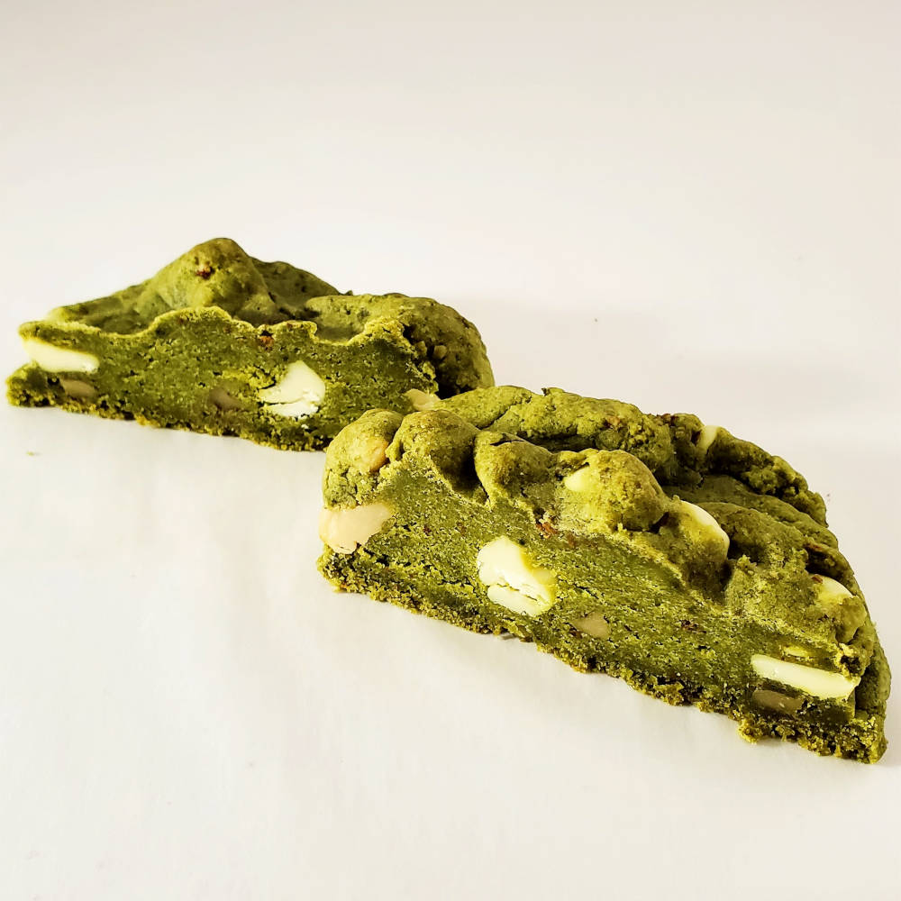 Creamy Matcha Much Cookie Edmonton Cookies By Liam Inside