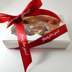 Heart Shaped Small Cookies Edmonton Cookies by Liam Home Bakery Angle Box