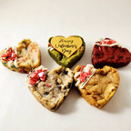 Heart Shaped Small Cookies Edmonton Cookies by Liam Home Bakery Angle