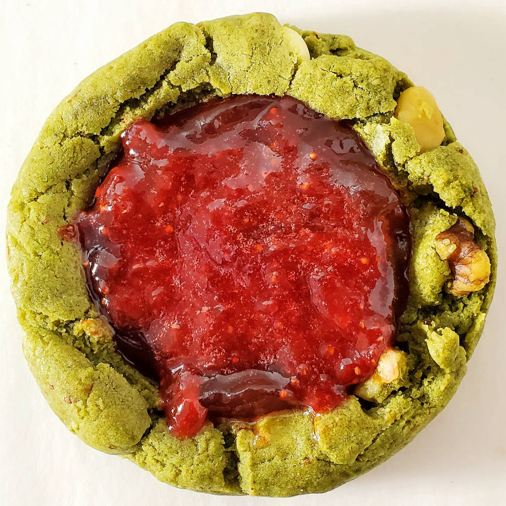 Matcha Berry Deep Dish Cookie Edmonton Cookies By Liam Top