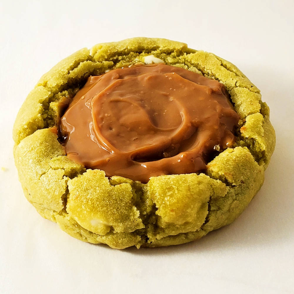 Pandan de Leche Deep Dish Cookie Edmonton Cookies By Liam Angle