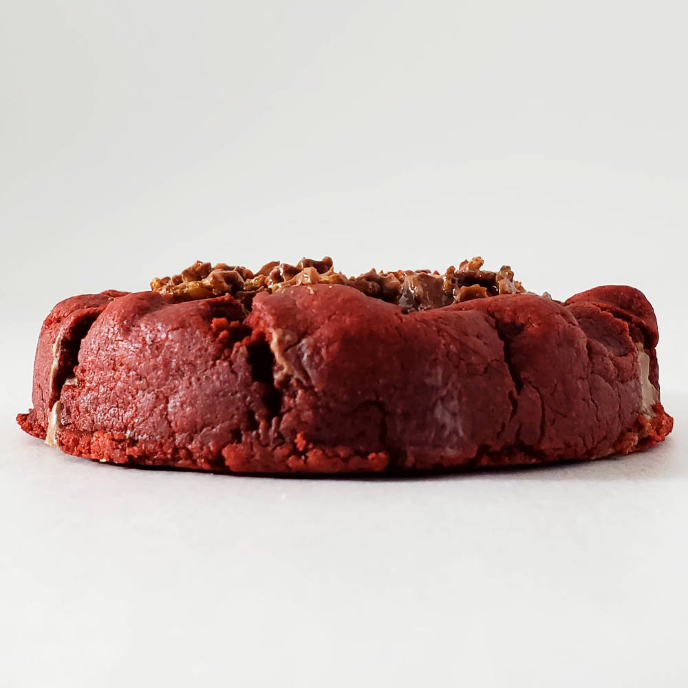 Red Velvet Nutella Crunch Deep Dish Cookie Edmonton Cookies By Liam Side