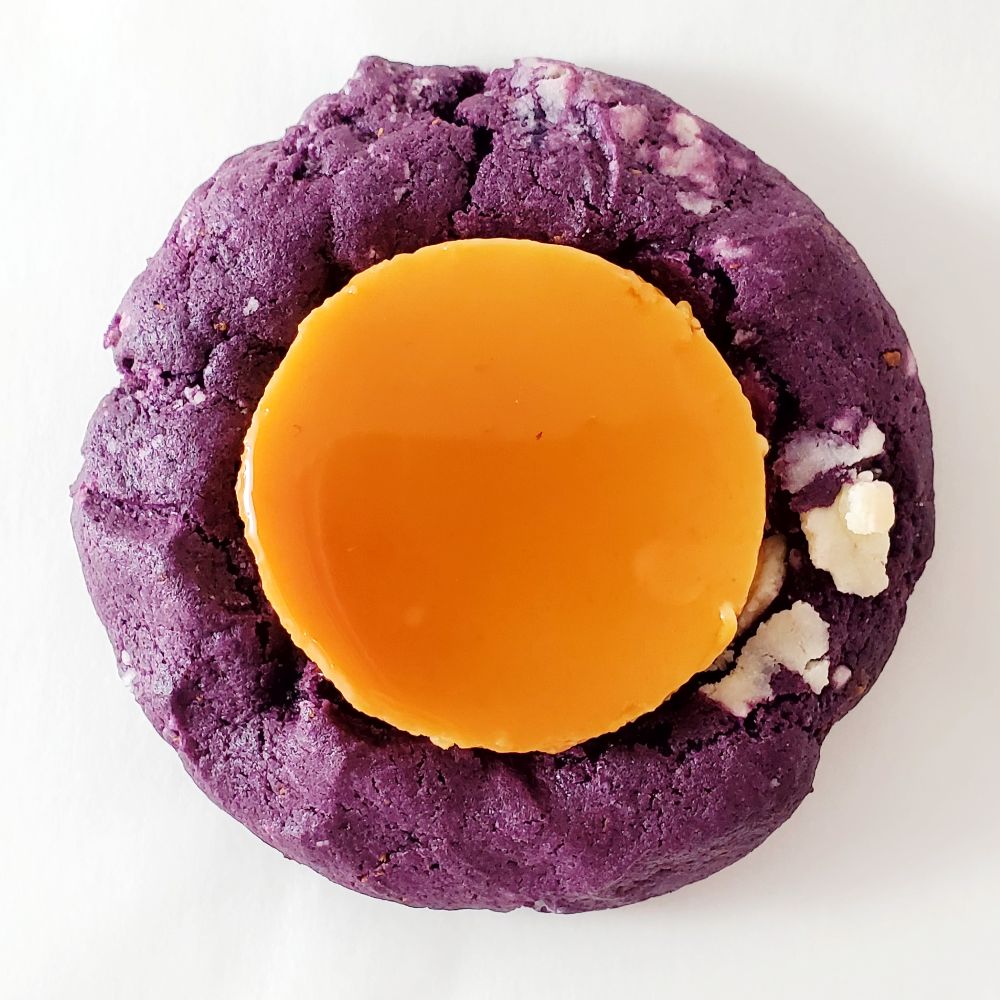Ube Leche Flan Cookie Edmonton Cookies by Liam Home Bakery Top
